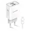 Aligator Smart Netzladegerät 2,4A weiß / 2xUSB / SMART IC