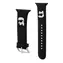 Karl Lagerfeld Karl und Choupette Head NFT-Armband für Apple Watch 38/40/41 schwarz