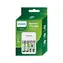 Philips SCB4013NB/00 / USB-Ladegerät für AAA-Batterien / 4X AAA