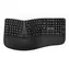 Powerton LANA CZ/SK-Layout schwarz / Ergonomische Tastatur / Membran / USB / CZ/SK-Layout