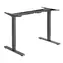 Powerton Tischgestell schwarz / Elektrisch höhenverstellbar / 72 bis 120 cm / Belastbarkeit 100 kg