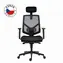 Powerton Tina schwarz / Ergonomischer Bürostuhl / Belastbarkeit 120 kg 