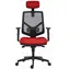 Powerton Tina rot / Ergonomischer Bürostuhl / Belastbarkeit 120 kg 