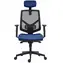 Powerton Tina blau / Ergonomischer Bürostuhl / Belastbarkeit 120 kg 