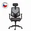 Powerton Tina grau / Ergonomischer Bürostuhl / Belastbarkeit 120 kg 