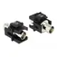 DeLock Adapter BNC (F) - BNC (F) schwarz