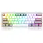 Redragon K617 Fizz Rotgrau / Gaming-Tastatur / mechanisch / Schalter rot / USB / US