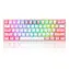 Redragon K616 RGB Fizz Pro Rotgrau / Gaming-Tastatur / Mechanisch / Rote Schalter / USB / 2,4 GHz Funk / Bluetooth / US-Version / Angebot