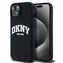 DKNY Liquid Silicone Arch Logo MagSafe Backcover für Apple iPhone 15 Schwarz