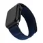 FIXED Nylon-Sportarmband für Apple Watch 42/44/45 mm, dunkelblau