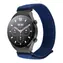 FIXED Nylon-Sportarmband mit Schnellverschluss 20 mm für Smartwatch dunkelblau