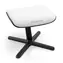 noblechairs Fußstütze 2 White Edition weiß / Fußstütze / PU-Leder / verstellbar / maximale Neigung 45°