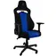 Nitro Concepts E250 schwarz-blau / Gaming-Stuhl / Stoff / verstellbar / Rollen / Belastbarkeit 125 kg 