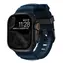 Nomad Rocky Point Bandarmband für Apple Watch 49/46/45/44/42 mm Schwarz/Atlantik