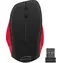 LEDGY Mouse - Kabellos schwarz-rot / kabellose Maus / optisch / 1200 DPI / 3 Tasten / 2,4 GHz