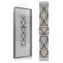 Aligator Textilband 20mm / rosa-grau