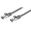 C-tech Patchkabel Cat7 S/FTP 0,5 m grau