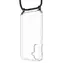 FIXED Pure Neck Case mit abnehmbarem schwarzem Umhängeband für Samsung Galaxy A16 4G/5G