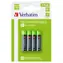 Verbatim 49514 Wiederaufladbare AAA-Batterie (4 Stück) / 1,2 V / 950 mAh