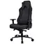 Arozzi VERNAZZA Soft Fabric Pure Black / Gaming Stuhl / Elastron-Oberfläche / Leder und Stoff / schwarz / Tragkraft 145kg
