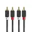 Nedis Stereo-Audiokabel 2x RCA (M) - 2x RCA (M) 2,00 m schwarz