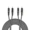 Nedis Stereo-Audiokabel 2x RCA (M) - 2x RCA (M) 5,00 m Dunkelgrau