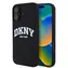 DKNY Liquid Silicone Arch Logo MagSafe Backcover für iPhone 16 Schwarz