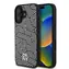 DKNY PU-Leder Crosswalk Pattern Magsafe Back Cover für iPhone 16, Elfenbein