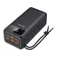 Sandberg Powerbank 50000mAh schwarz / PD 130W / Taschenlampe / 3x USB-C & 3x USB-A