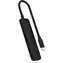 Satechi 4-in-1 USB-C Slim Multiport, schwarz / Adapter / USB-C / HDMI / 2x USB-A / PD 100 W