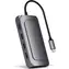 Satechi USB-4 Multiport grau / Adapter / USB-C / 3x USB-A / 8K HDMI / RJ45 / microSD / SD / 3,5-mm-Klinkenanschluss / PD 100 W