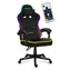 Huzaro Force 4.4 RGB schwarz / Gaming-Stuhl / verstellbar / Belastbarkeit bis 130 kg / Stoff & Mesh