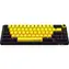 LORGAR KBP70MW (US) Schwarz/Gelb / Kabellose Gaming-Tastatur 65% / US / 2,4 GHz / BT 5.0 / RGB
