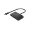 Belkin Connect USB-C Hub, schwarz / 4X USB-C / 100 W / PD