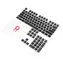Redragon A130 PBT Doubleshot schwarze Tastenkappen / 104 Stück / US-Version