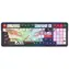 Redragon K686AK-RGB-PRO Eisa weiß-grau / Gaming-Tastatur / mechanisch / RGB / USB-C / BT / US