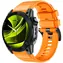 Mobile Origin Easy Strap Silikonarmband für Garmin QuickFit 22 mm, orange