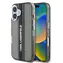 Karl Lagerfeld IML Stripe Logo Rückseite für iPhone 16 Schwarz