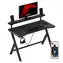 Huzaro Hero 1.9 RGB schwarz / Gaming-Schreibtisch / 120 x 60 x 92 cm