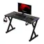 Huzaro Hero 2.3 RGB schwarz / Gaming-Schreibtisch / 120 x 60 x 72 cm