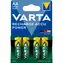 Varta RECHARGE Wiederaufladbare Batterie AA / 1,2 V / 2600 mAh / NiMH / 4 Stück / in Blisterverpackung
