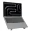 Mobilis 001391 Ergonomischer Klappständer für Laptop und Tablet