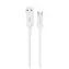 Dudao L2sT Netzkabel / USB-A / USB-C / 6A / 1,2 m / weiß