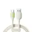 Joyroom S-A53 Ladekabel mit fluoreszierender Spitze, USB-A (Stecker) - USB-C (Stecker), 3 A, 2 m, beige