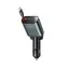 Joyroom JR-CCL07 3-in-1 Autoladegerät, schwarz, 30 W, 1x USB-A, 1x USB-C, mit einziehbarem USB-C-Kabel