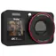 Rollei Compactline 64 Dual Screen, schwarz / 64 MPix / 18-facher Digitalzoom / 2,8" und 1,4" LCD / 4K-Video / microSD
