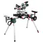 Metabo Set KGS 254 M + KSU 251 / Kappsäge mit Verfahrweg / 1800 W / Durchmesser 254 mm / 4500 U/min
