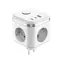 Viking Y33W Hub-Adapter weiß / 3x 230V + 1x USB-A + 2x USB-C