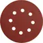 YATO Schleifpapier 125 mm P150 mit Löchern 5 Stück Klettverschluss