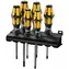 Wera 977|6 TORX Kraftform Schraubendrehersatz / Meißelschraubendreher + Ständer